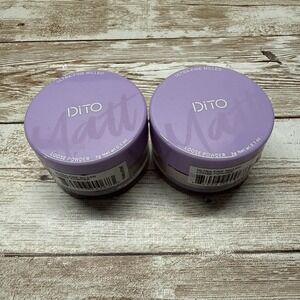 Lot Of 2 DiTO Ultra-Fine Milled Loose Powder In Translucent 3g Mini Sealed